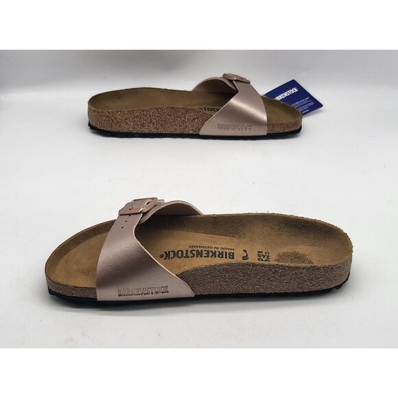 Birkenstock Madrid Big Buckle Shoes Womens Size 38 Slide Sandals Made in Germany - Picture 3 of 10